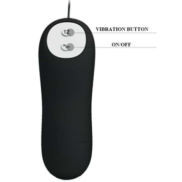 Plug anale in silicone con vibrazioni e telecomando, design pene